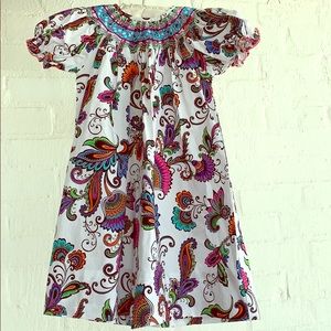NWOT Girls Le’ Za Me Smocked Dress Size 2T
